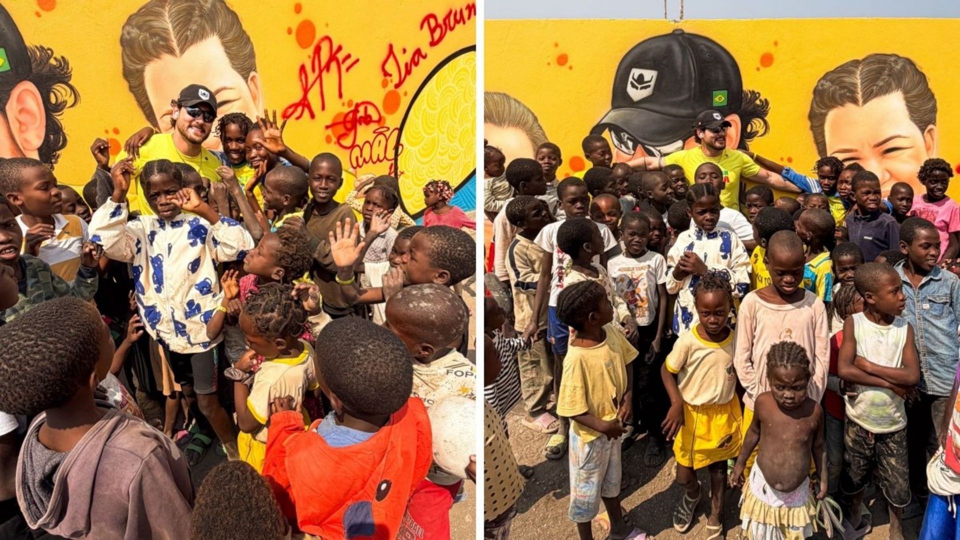 Influenciador Cesar Rincon inaugura escola em Angola para mais de 500 crianças e anuncia segunda unidade