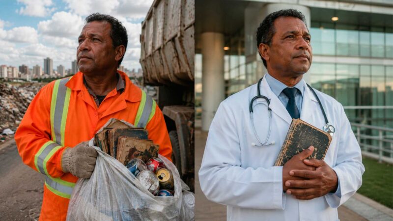 Cícero Pereira Batista superou fome e longas caminhadas, recolhia livros descartados e se formou médico com bolsa integral do Prouni