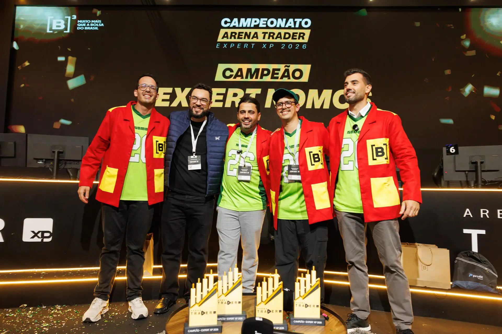 Time da Nomos vence Campeonato Arena Trader na Expert XP por diferença inferior a R$ 100