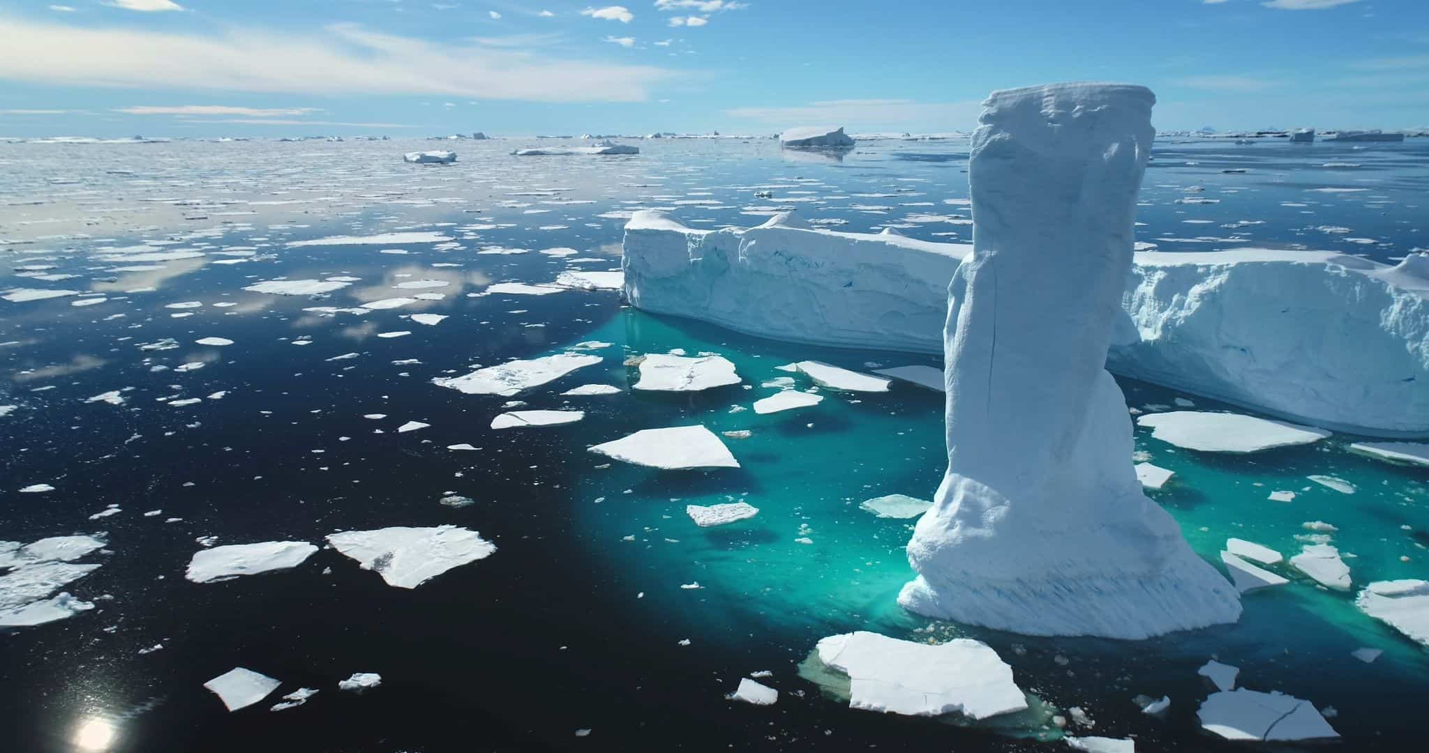 Icebergs do Pacífico podem ter enfraquecido corrente oceânica vital do planeta