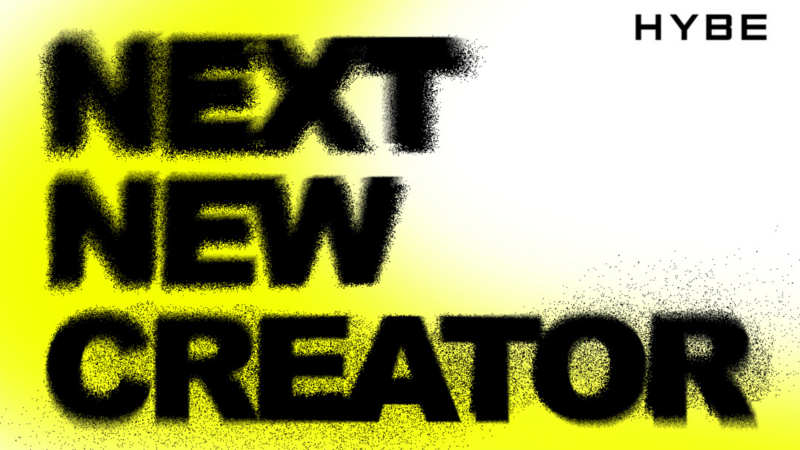 Hybe lança programa “Next New Creator” para descobrir produtores emergentes