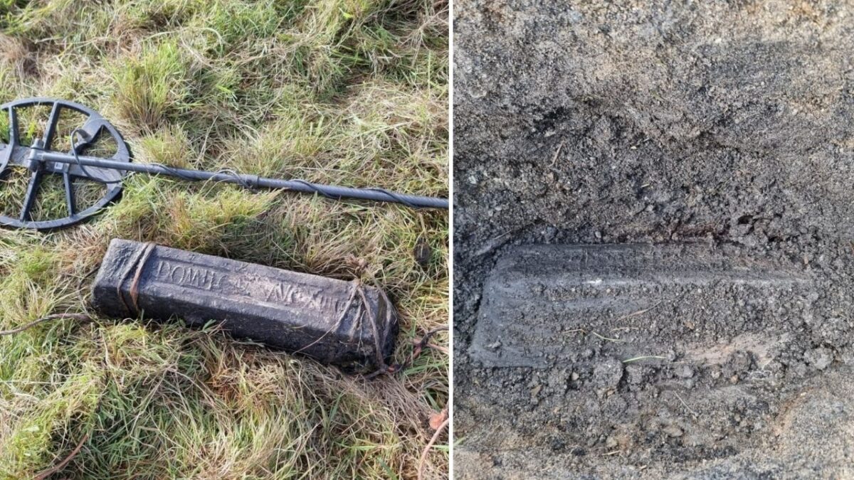 Dois lingotes romanos de chumbo datados de 87 d.C. são encontrados em fazenda no País de Gales