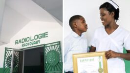 Hospital no Haiti reorganiza turnos para que faxineira curse enfermagem e estagie na própria unidade; nova profissional licenciada é incorporada à equipe