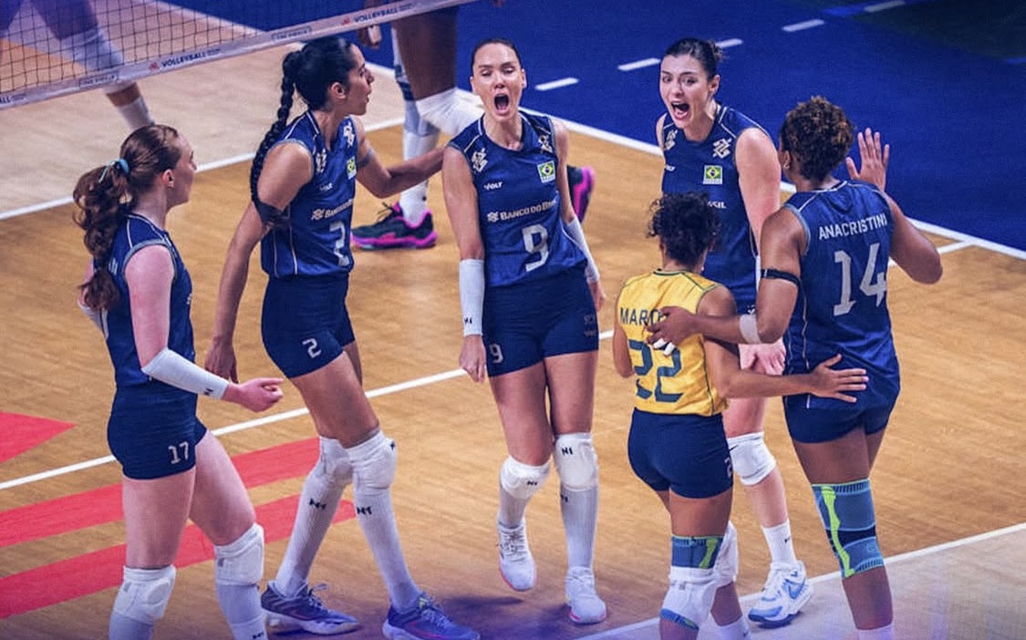 25/07/2026 — Brasil vira para cima da Itália no tie-break e avança à final da Liga das Nações