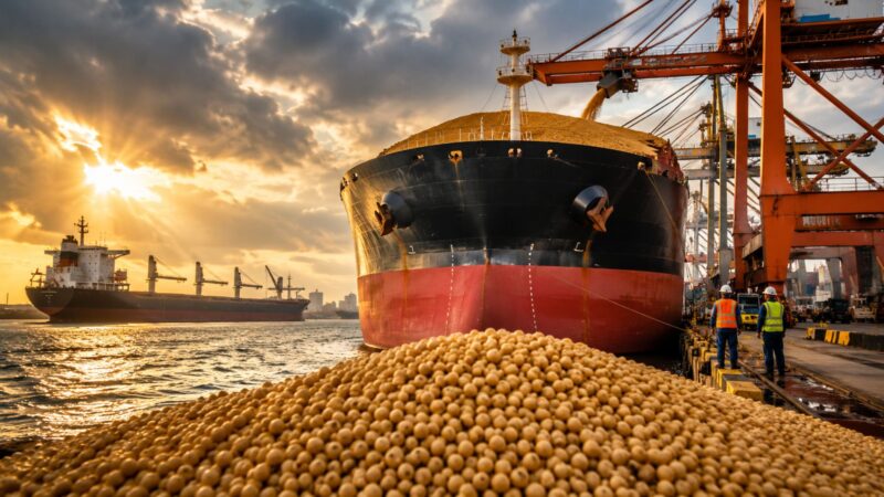 China devolveu quase 20 navios brasileiros com soja e retoma compras nos EUA; estoques elevados levantam suspeita de motivação política