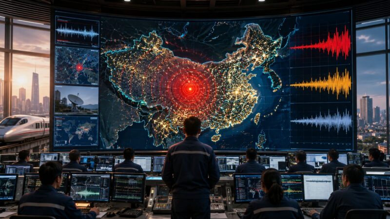 China instala 15.899 estações sísmicas e ativa a maior rede mundial de alerta de terremotos