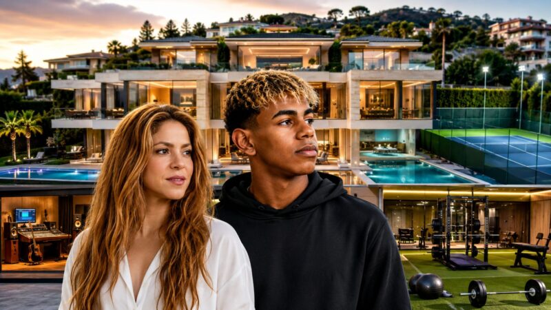 Lamine Yamal compra mansão de Shakira por mais de R$ 64 milhões e pretende transformá-la em centro esportivo particular
