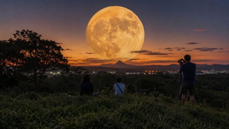 Lua do Cervo chega em 29 de julho de 2026 e poderá ser vista a olho nu após o pôr do sol