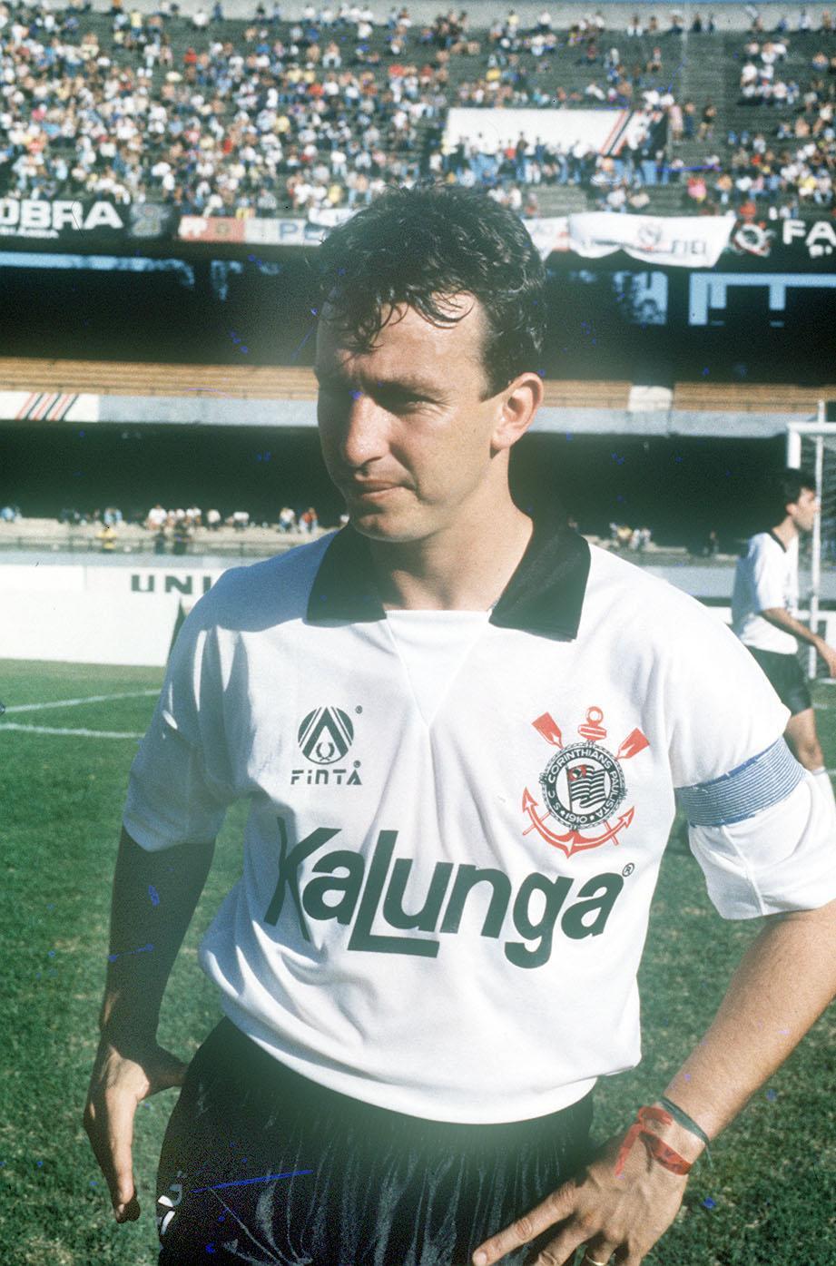 Estreia de Neto pelo Corinthians em 23/07/1989: vitória por 1 a 0 no Pacaembu