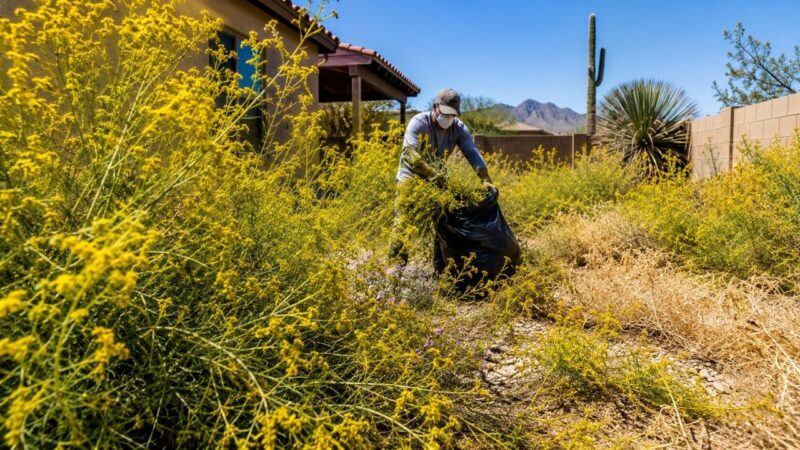Planta invasora com cheiro de terebintina avança em quintais do Arizona e preocupa autoridades
