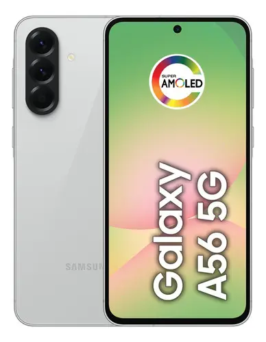 Galaxy A56 5G com 256 GB aparece por R$ 2.298,10 em oferta de 43% no Mercado Livre