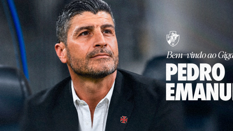 Vasco confirma contratação do técnico português Pedro Emanuel