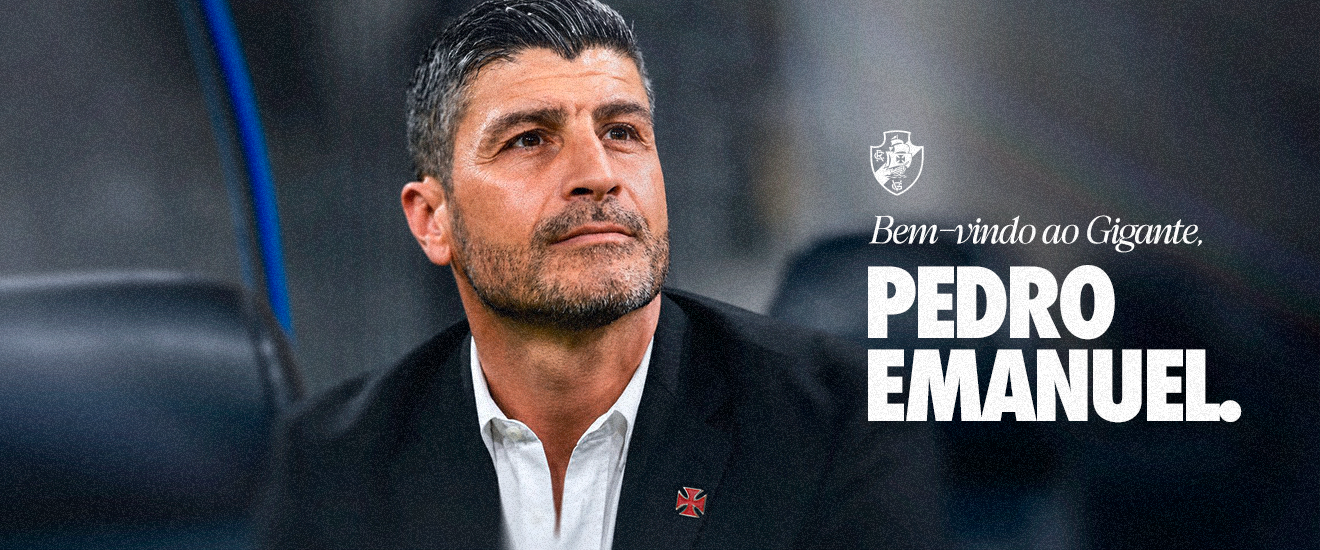 Vasco confirma contratação do técnico português Pedro Emanuel