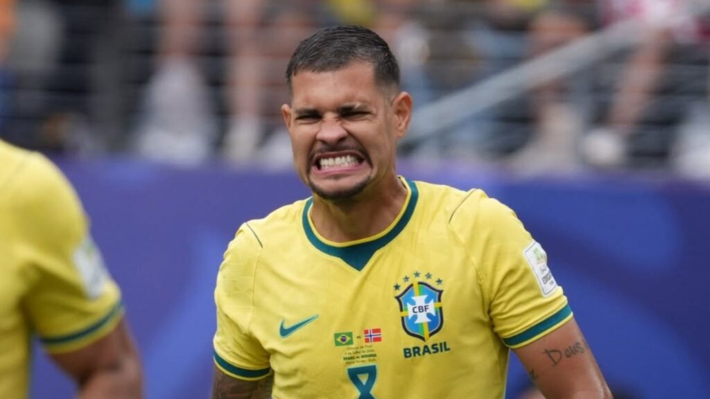 Bruno Guimarães, 28, erra pênalti decisivo contra a Noruega nas oitavas da Copa do Mundo de 2026