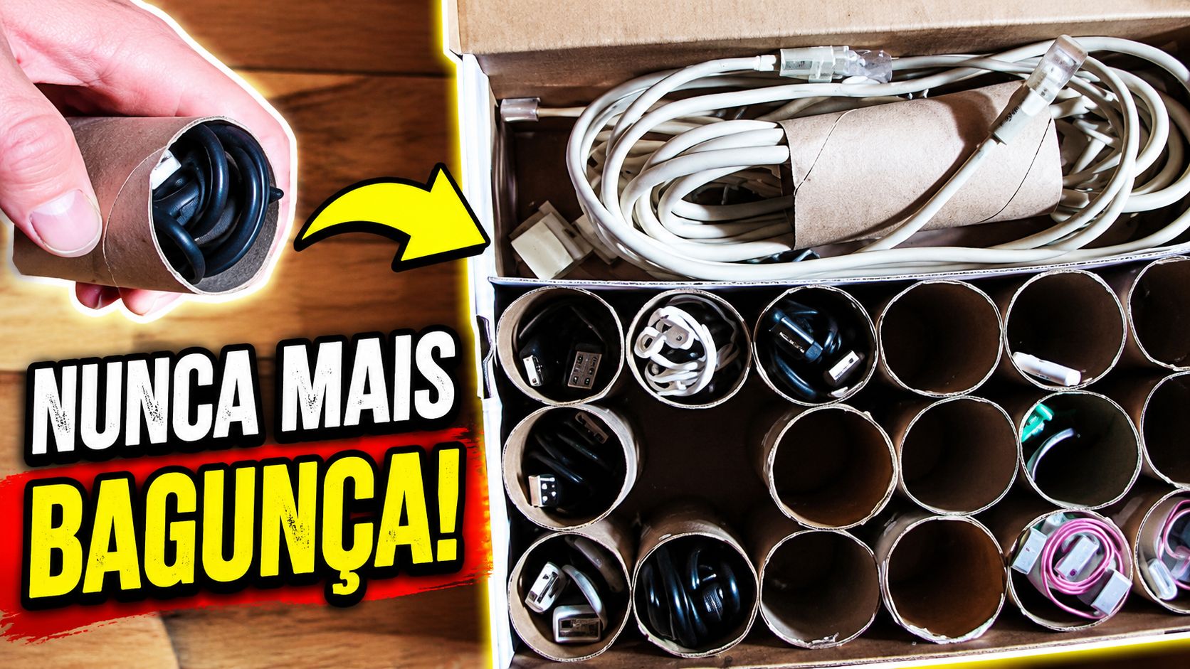 Transforme rolos vazios de papel higiênico em soluções práticas para casa