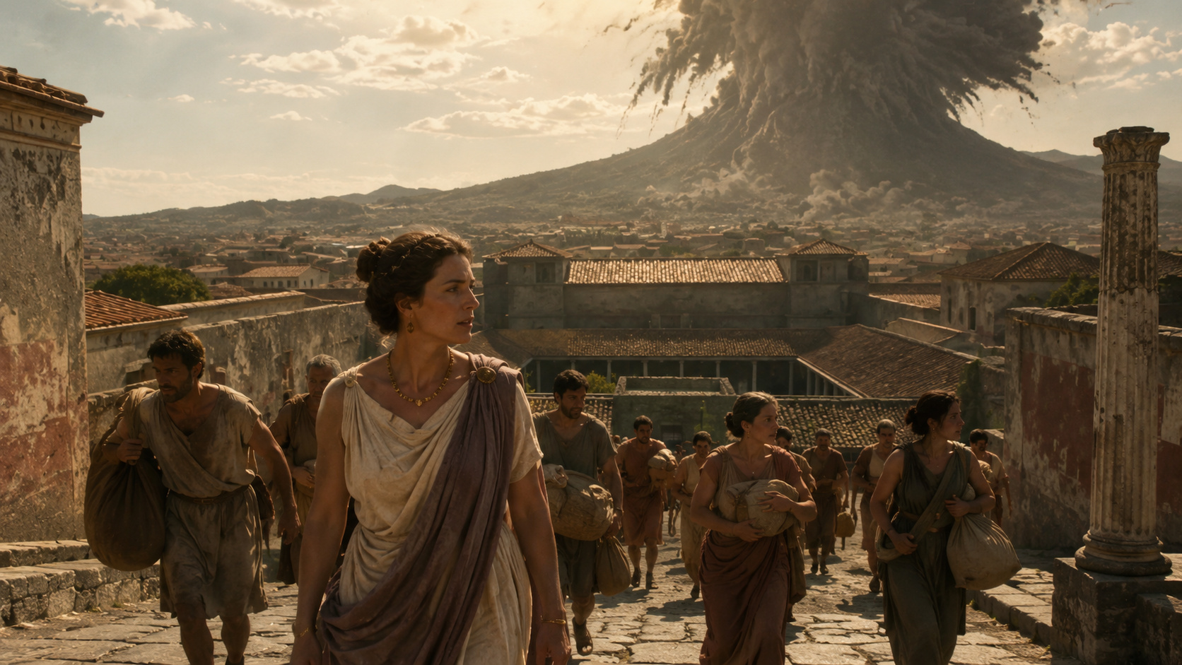 Nova pesquisa indica que milhares fugiram de Pompeia em 79 d.C. e destaca papel de uma empresária romana