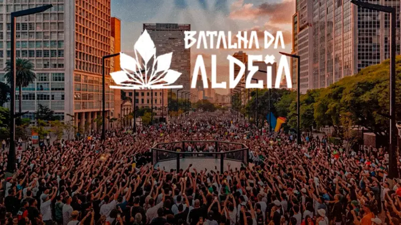 Público critica decisão de cobrar ingresso para festa de 10 anos da Batalha da Aldeia no Anhangabaú