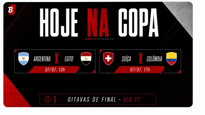 Argentina e Egito se enfrentam nas oitavas da Copa do Mundo 2026; horários e transmissões