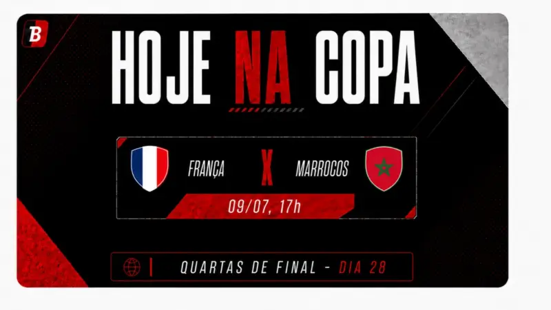 França x Marrocos abre as quartas de final da Copa do Mundo 2026; saiba horário e onde assistir