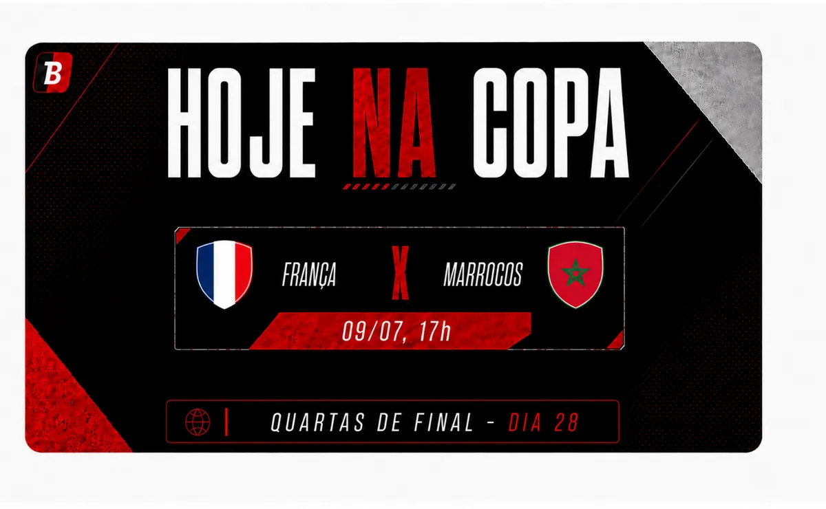 França x Marrocos abre as quartas de final da Copa do Mundo 2026; saiba horário e onde assistir