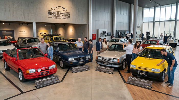 Carros que dominaram as ruas nas décadas de 1980 e 1990 hoje são raridades