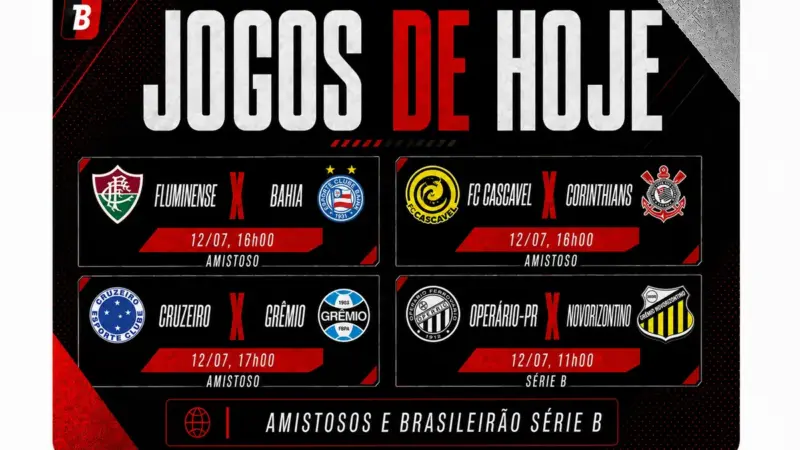 Fluminense, Corinthians e Cruzeiro entre os jogos deste domingo; confira horários e transmissões