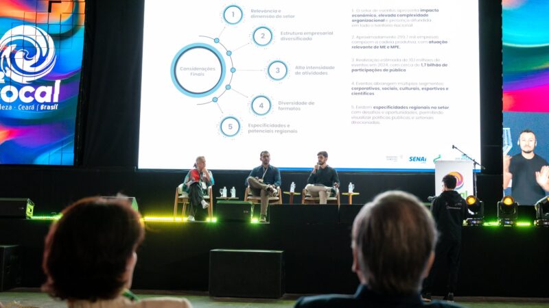 Estudo nacional liderado pelo Observatório da Indústria Ceará aponta que setor de eventos fatura R$ 813 bilhões