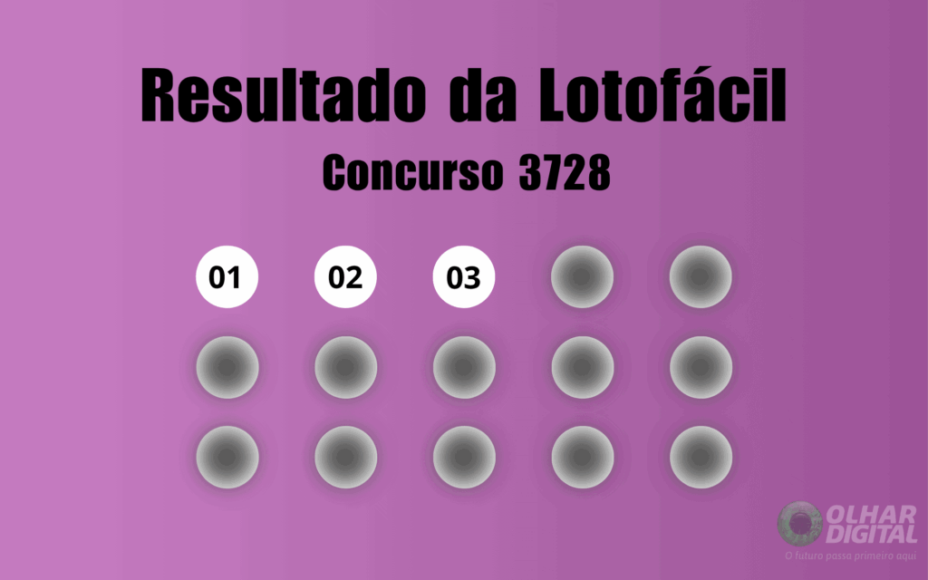 Resultado da Lotofácil 07/07/2026: números e ganhadores do concurso 3728