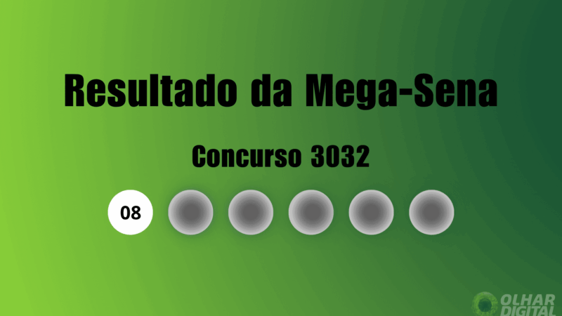 Resultado da Mega-Sena — 18/07/2026: números do concurso 3032 e informações sobre o prêmio