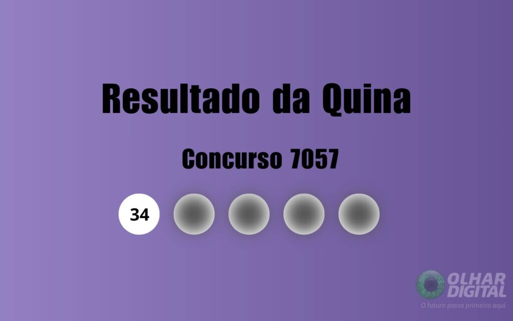 Resultado da Quina — jogo de 06/07/2026: números e ganhadores do concurso 7057