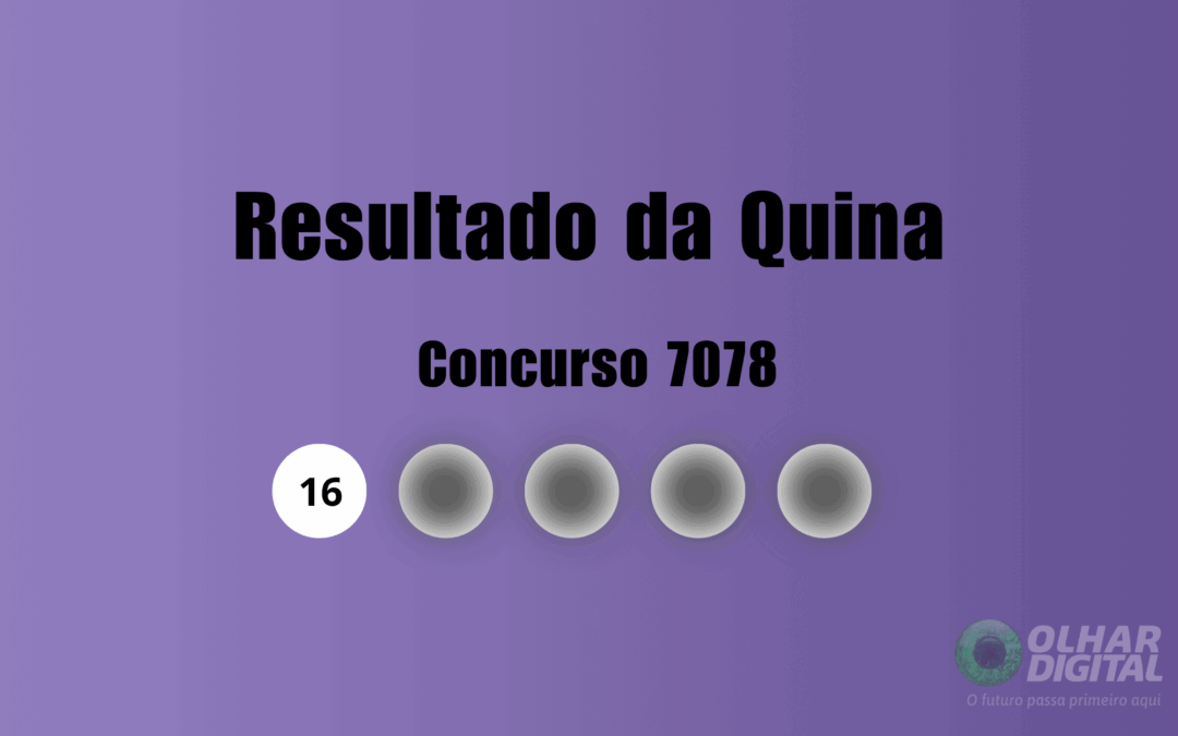Resultado da Quina — 30/07/2026: números do concurso 7078