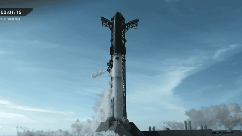 SpaceX tem falha no lançamento do 13º voo do Starship