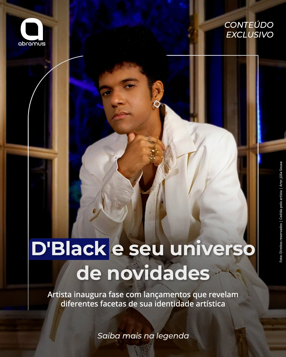 D’Black inicia nova fase com álbum “Lado B” e anuncia trilogia e lançamentos até 2027