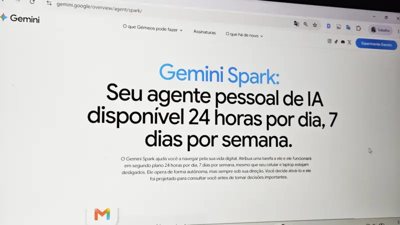 Gemini Spark passa a navegar sozinho no Chrome com recurso Auto Browse