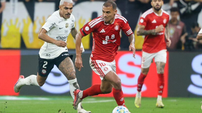 06/08/2026 às 18h30 — Corinthians vence o Internacional por 2 a 1 na Neo Química, mas é eliminado das oitavas da Copa do Brasil