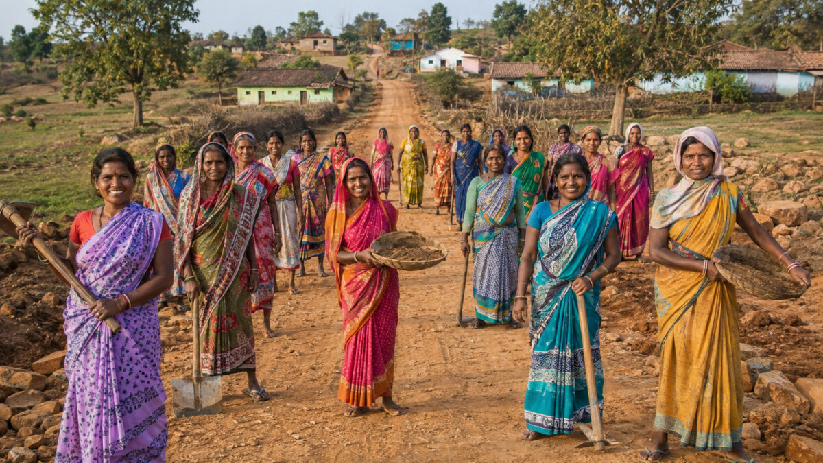 25 mulheres abrem estrada de 1,5 km em Jharkhand após anos de isolamento