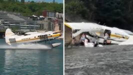 23/07/2026 — Piloto desvia de tempestade e hidroavião da Kenmore Air atinge margem rochosa na Ilha Sucia; 11 ocupantes sobrevivem