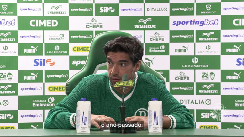 Abel Ferreira comenta nota oficial do Palmeiras sobre arbitragem