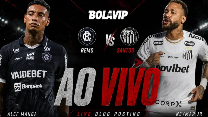 Remo x Santos: jogo ao vivo pela Copa do Brasil nesta terça-feira