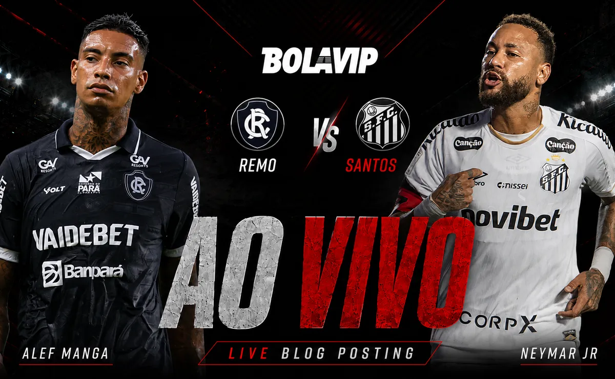 Remo x Santos: jogo ao vivo pela Copa do Brasil nesta terça-feira
