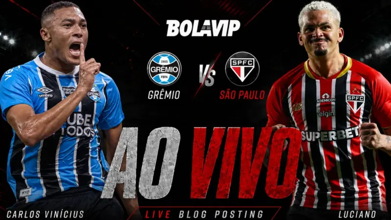 Grêmio recebe São Paulo pela 22ª rodada do Brasileirão; acompanhe minuto a minuto
