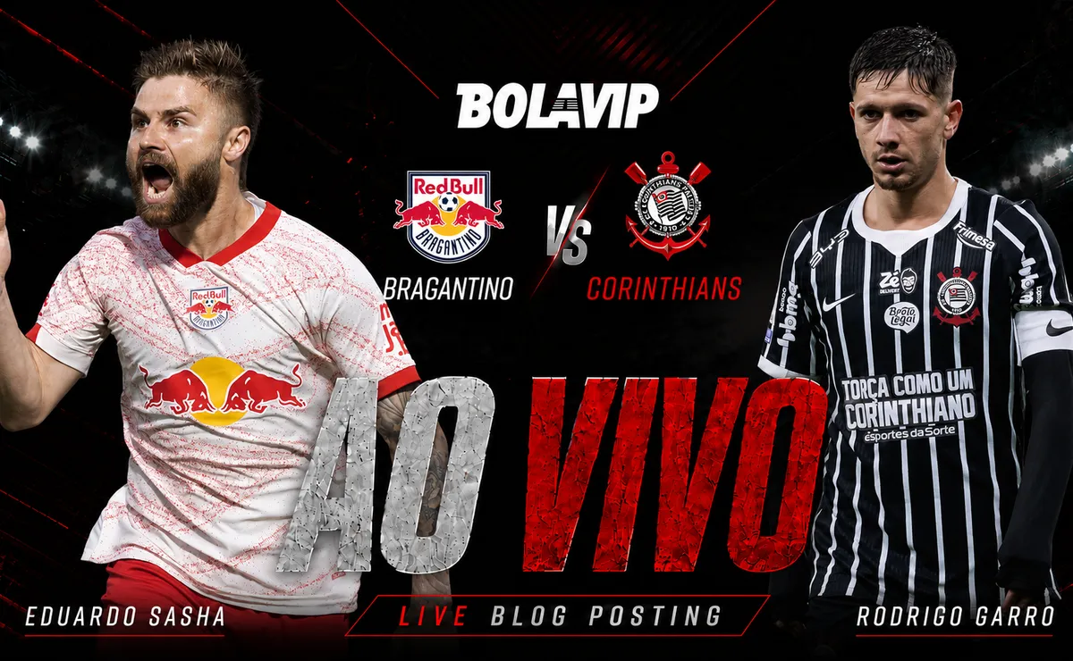 Bragantino x Corinthians: acompanhe o jogo ao vivo pelo Brasileirão 2026