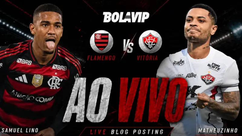 Flamengo vence o Vitória por 1 a 0 no Maracanã com golaço de Pulgar