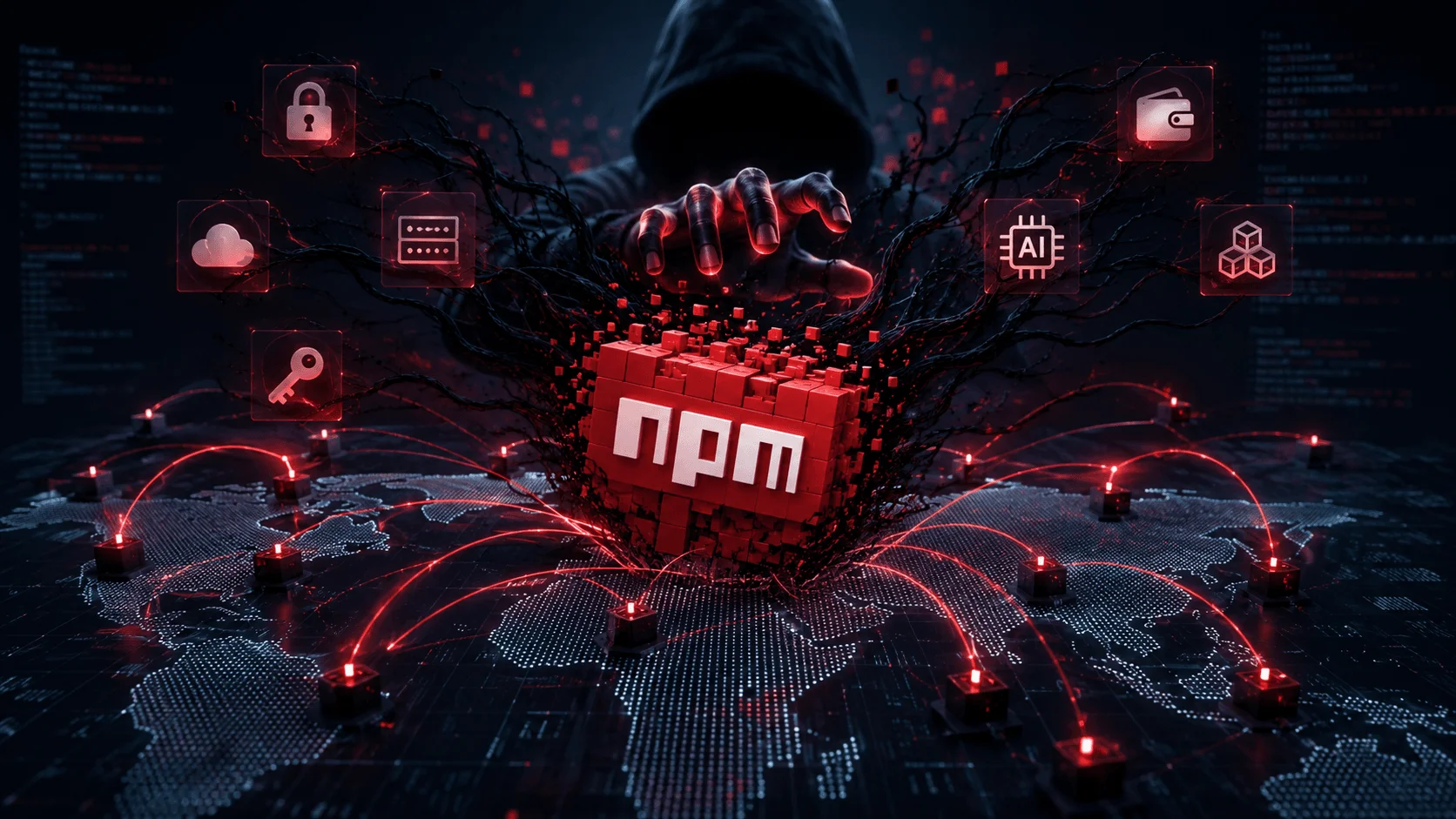 Ataque ao npm compromete mais de 400 pacotes e atinge mais de 2 bilhões de instalações mensais