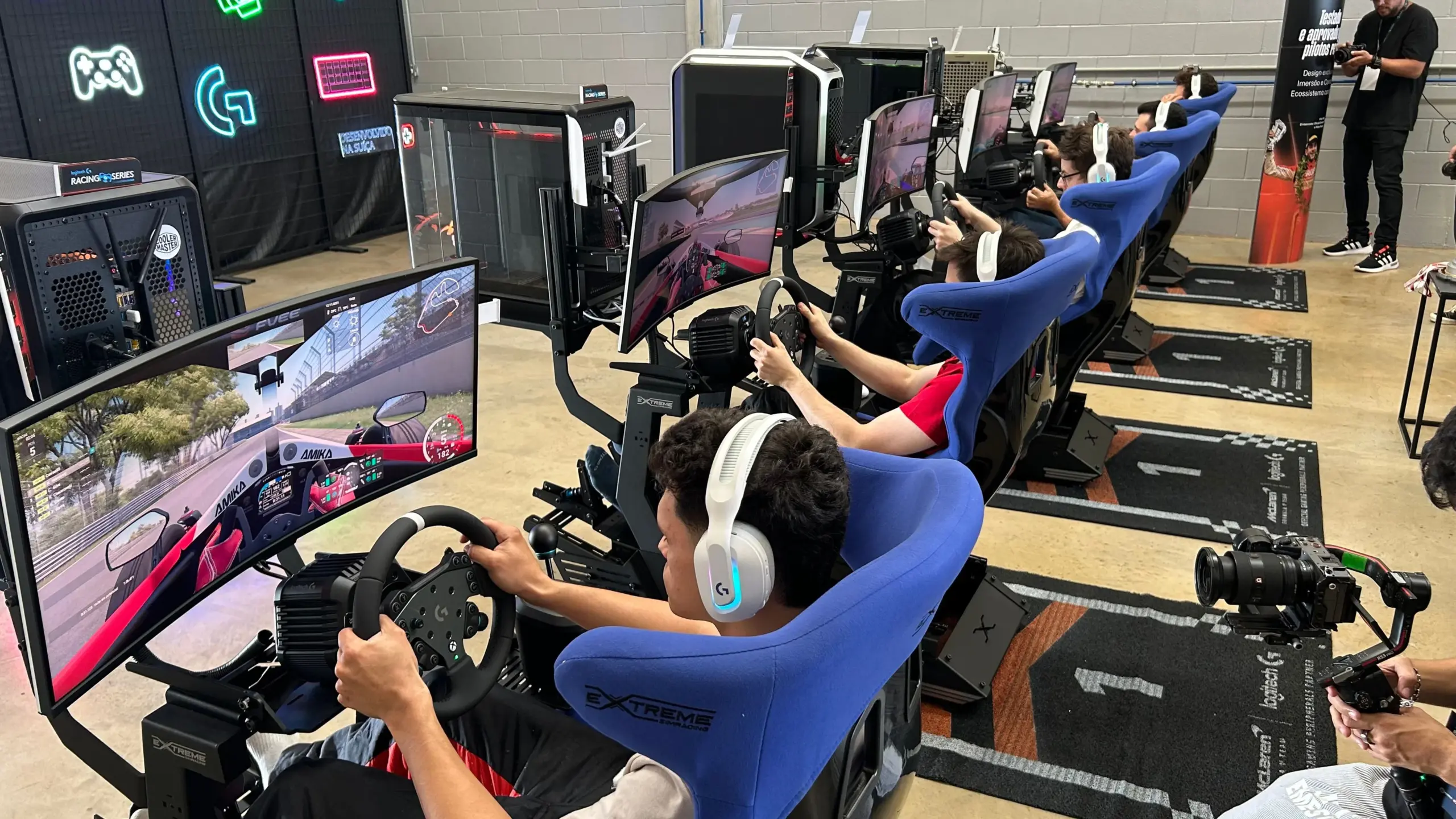 Logitech encerra G Racing Series com final presencial e transforma cinco jogadores em pilotos