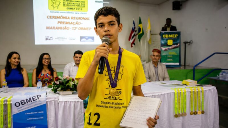 Estudante do Maranhão vira único medalhista de ouro do estado na maior olimpíada de matemática das escolas públicas do Brasil