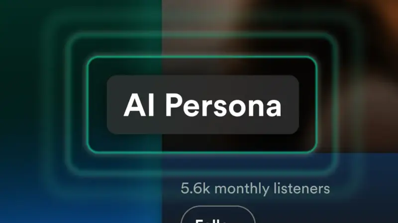Spotify cria selo para identificar personas de IA e as exclui das recomendações a partir de setembro