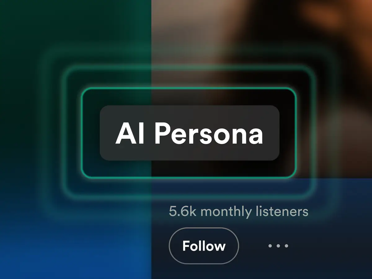 Spotify cria selo para identificar personas de IA e as exclui das recomendações a partir de setembro