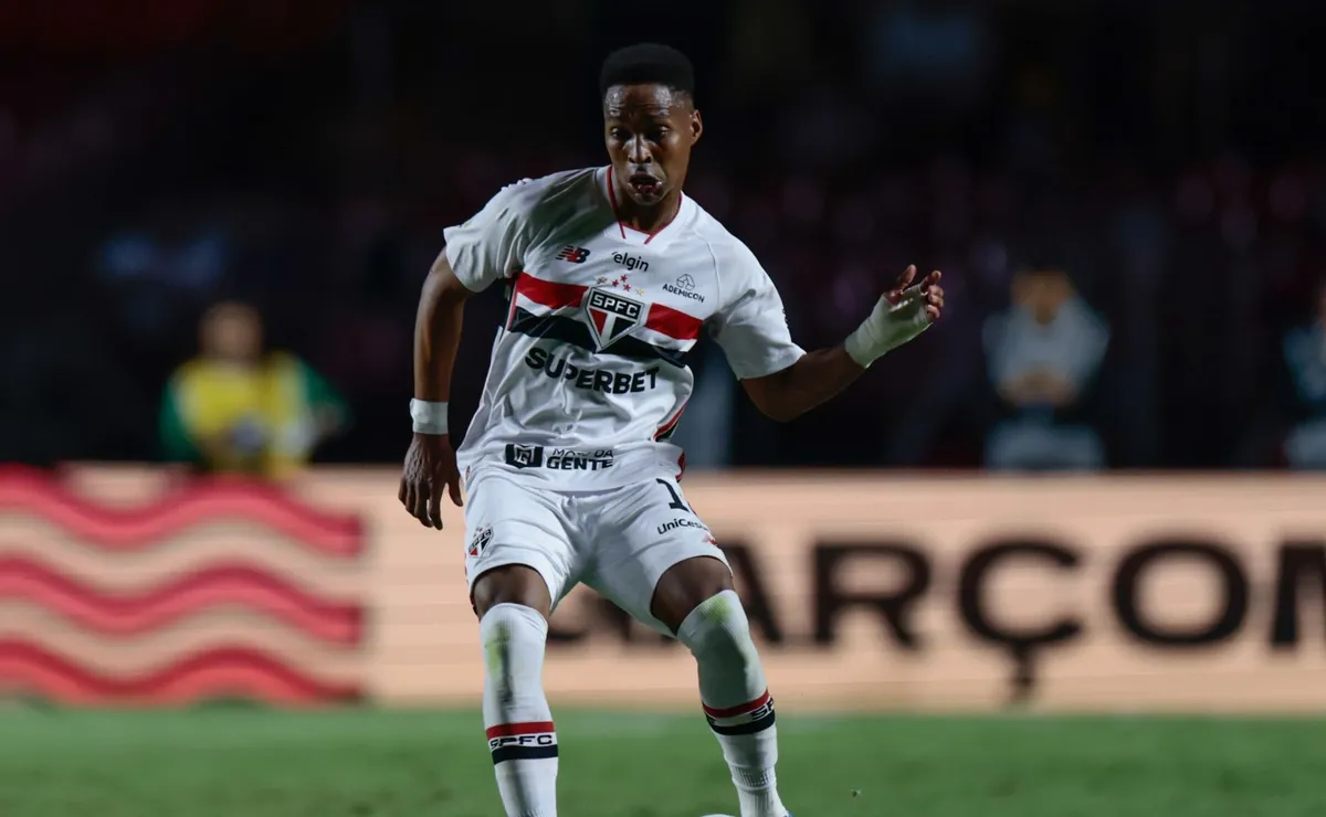 Wendell pode chegar a 50 jogos pelo São Paulo se for titular contra o Grêmio
