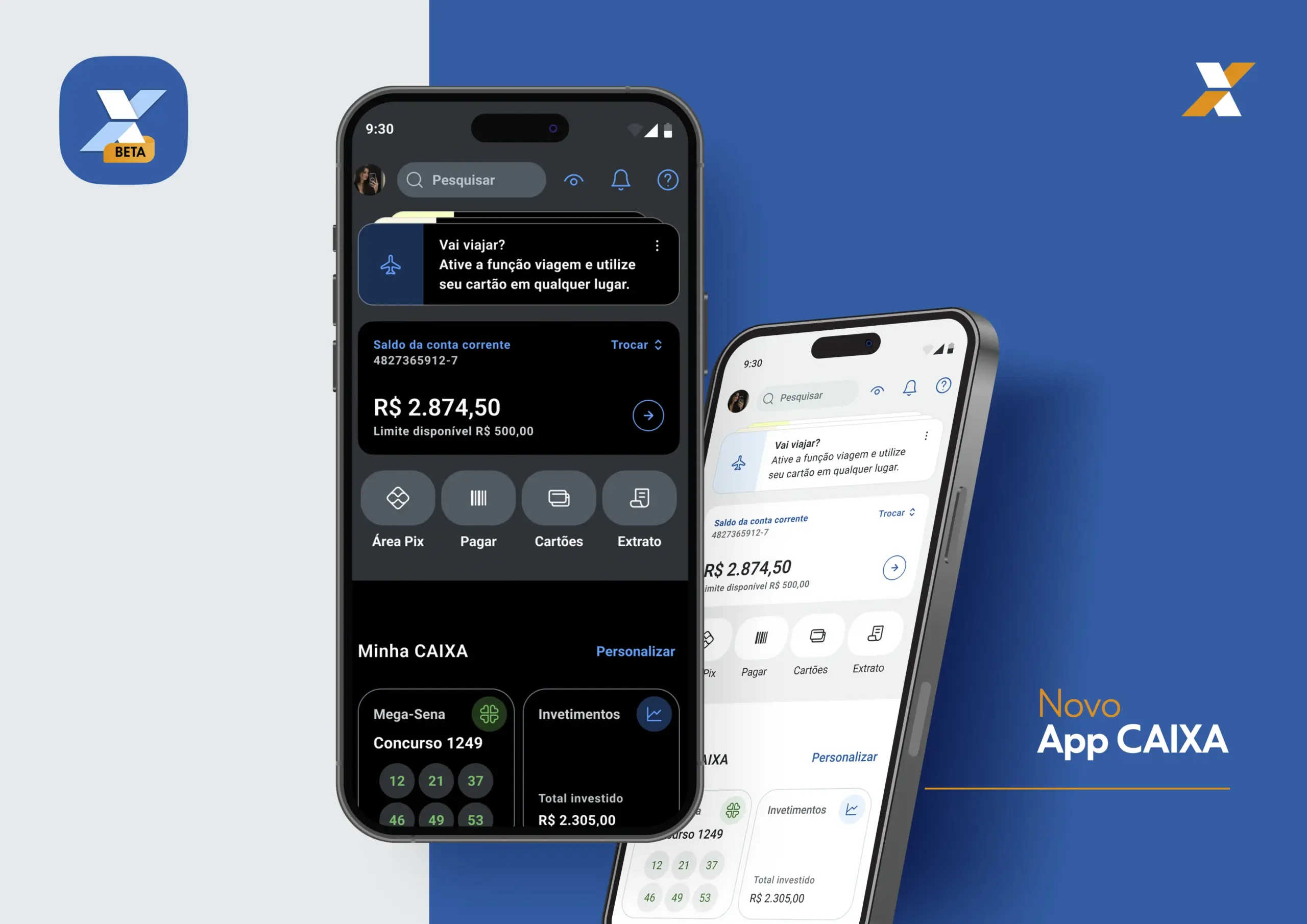 Caixa lança versão Beta de novo aplicativo unificado com visual renovado e mais segurança